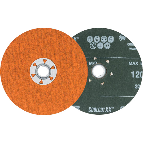 Coolcut XX Sanding Disc, 5" Dia., 120 Grit, Ceramic Helyx Safety & Industrial Supplies
