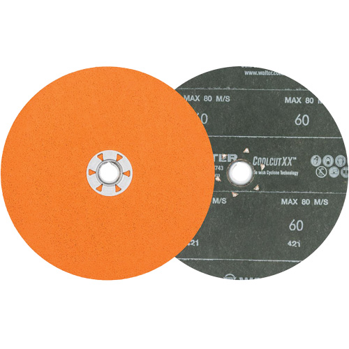 Coolcut XX Sanding Disc, 7" Dia., 60 Grit, Ceramic Helyx Safety & Industrial Supplies