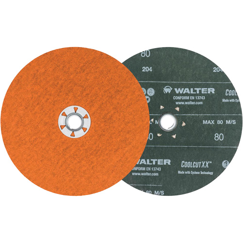 Coolcut XX Sanding Disc, 7" Dia., 80 Grit, Ceramic Helyx Safety & Industrial Supplies