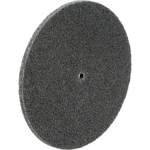 Scotch-Brite EXL Unitized Wheel, 6" x 1/4", 1/4" Arbor, Fine Grit, Silicon Carbide Helyx Safety & Industrial Supplies