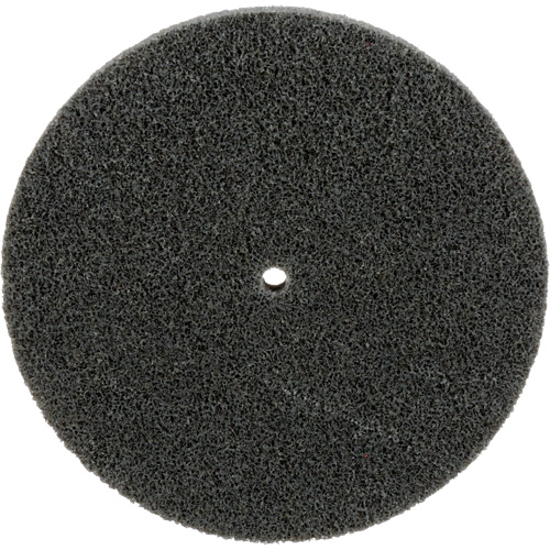 Meule unitaris&eacute;e EXL Scotch-Brite, 5" x 1/2", Arbre de 1/4", Grain de Fin, Carbure de silicium Helyx Safety & Industrial Supplies
