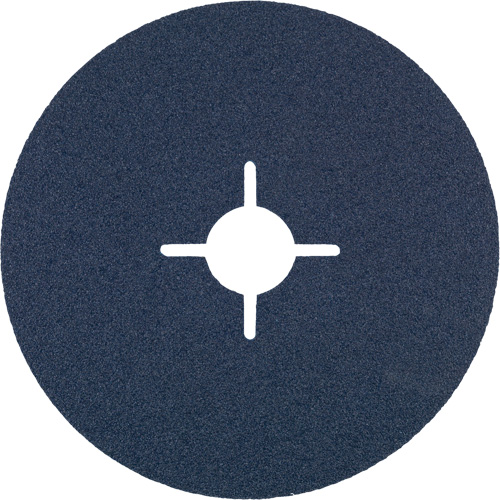 Disque de ponçage en fibre de r&eacute;sine, Zirconium, 36, 5" Dia x 7/8" Arbre Helyx Safety & Industrial Supplies