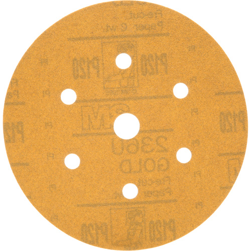 Disque de ponçage antipoussi&egrave;re Hookit, dia 6", Grain P120, Oxyde d'aluminium, Poids C Helyx Safety & Industrial Supplies