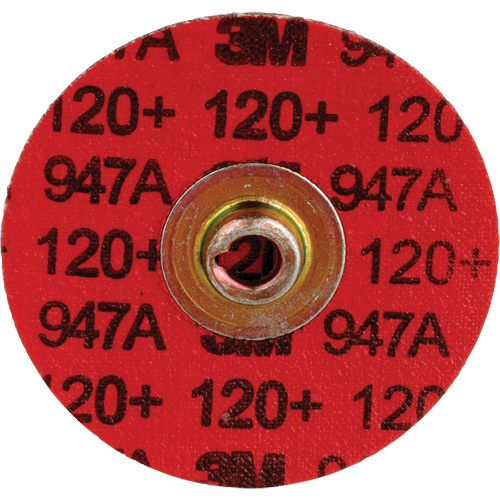 Cubitron II Roloc Durable Edge Disc, 2" Dia., 120+ Grit, Ceramic Helyx Safety & Industrial Supplies