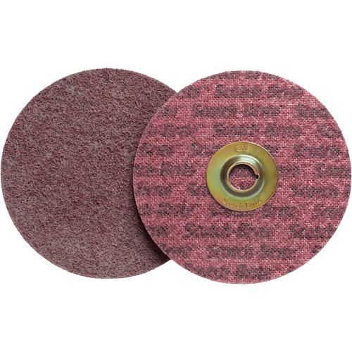 Scotch-Brite Roloc Surface Conditioning Disc, 2" Dia., Medium Grit, Aluminum Oxide Helyx Safety & Industrial Supplies
