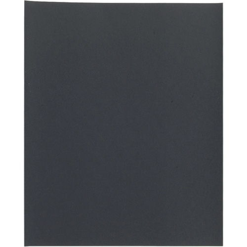 Feuille de ponçage imperm&eacute;able Black Ice, 9" x 11", Grain 600, Oxyde d'aluminium Helyx Safety & Industrial Supplies