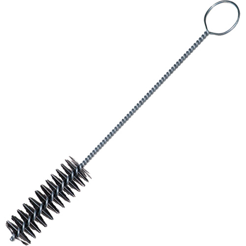 Twisted Tube Brush, 1/4" Dia. x 1-1/2" L, 7" Overall Length Helyx Safety & Industrial Supplies