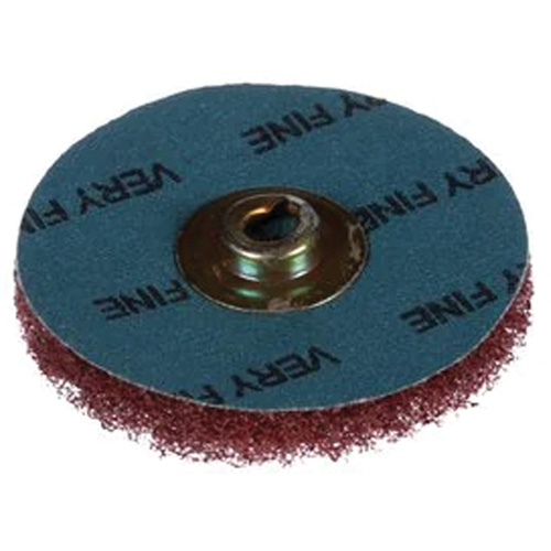 Disque HS de polissage et de brossage &agrave; changement rapide Standard Abrasives, 2" dia., Grain Tr&egrave;s fin, Oxyde d'aluminium Helyx Safety & Industrial Supplies