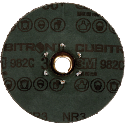 Cubitron II 982C Fibre Disc, Ceramic, 36+, 4-1/2" Dia Helyx Safety & Industrial Supplies