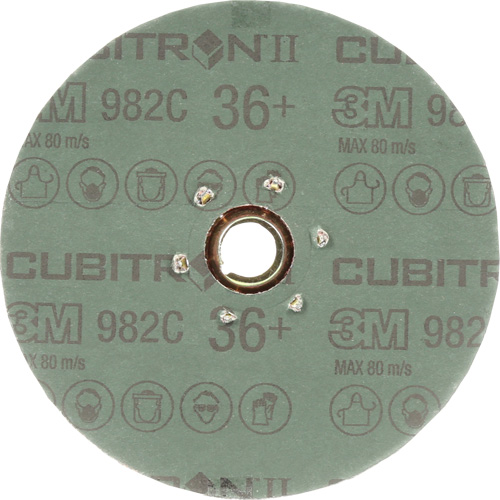 Disque en fibre 982C Cubitron II, C&eacute;ramique, 36+, 5" Dia Helyx Safety & Industrial Supplies