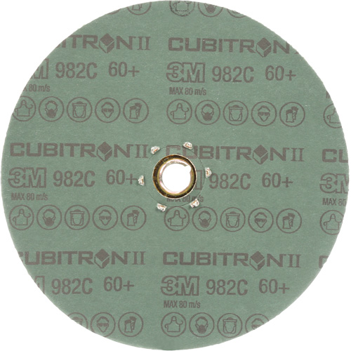 Cubitron II 982C Fibre Disc, Ceramic, 60+, 7" Dia Helyx Safety & Industrial Supplies