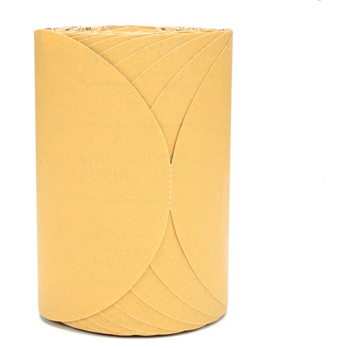 Stikit Gold Paper 216U Disc Roll, Aluminum Oxide, 6" W x 87' L, P180 Grit Helyx Safety & Industrial Supplies