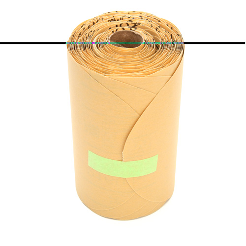Rouleau de disques dor&eacute;s 216U Stikit, Oxyde d'aluminium, 6" la x 87' lo, Grain P400 Helyx Safety & Industrial Supplies