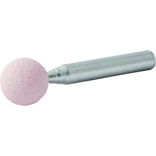 Vitrified Bond Mounted Point, B121, Aluminum Oxide, 1/2" Dia., 1/2" L, 80 Grit Helyx Safety & Industrial Supplies