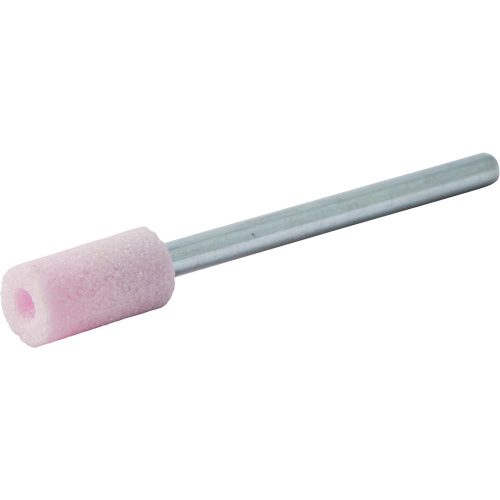 Vitrified Bond Mounted Point, B135, Aluminum Oxide, 1/4" Dia., 1/2" L, 80 Grit Helyx Safety & Industrial Supplies