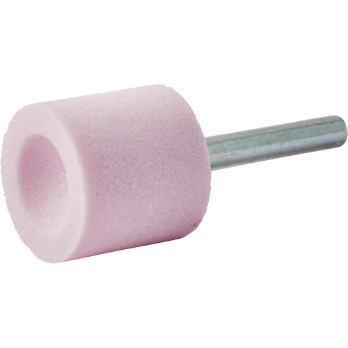 Meule mont&eacute;e vitrifi&eacute;e, A38, Oxyde d'aluminium, 1" dia., 1" lo, 80 Grain Helyx Safety & Industrial Supplies