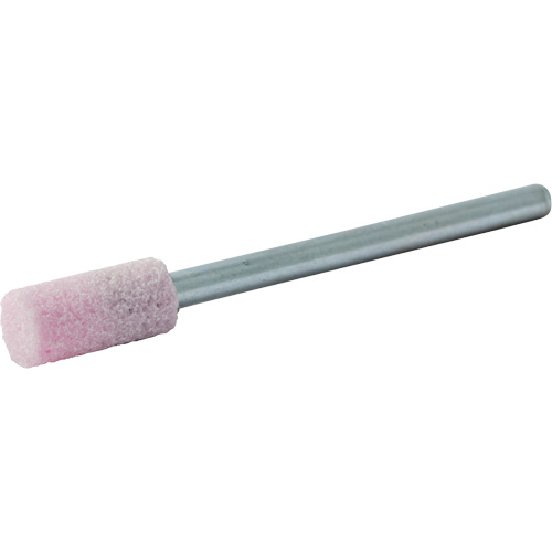 Vitrified Bond Mounted Point, W163, Aluminum Oxide, 1/4" Dia., 1/2" L, 80 Grit Helyx Safety & Industrial Supplies