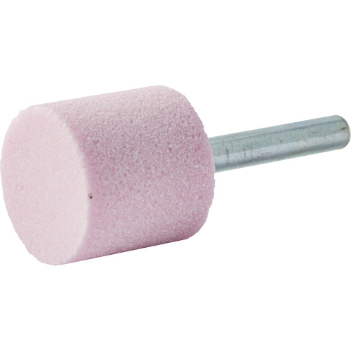 Vitrified Bond Mounted Point, W220, Aluminum Oxide, 1" Dia., 1" L, 80 Grit Helyx Safety & Industrial Supplies