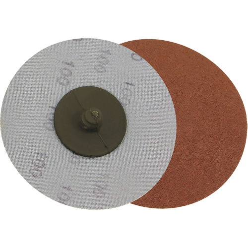 Disque de ponçage avec support en tissu, 3" dia., Grain 240, Oxyde d'aluminium Helyx Safety & Industrial Supplies