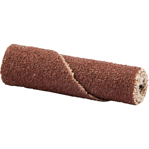 Metal R265 Cartridge Roll, P80 Grit, 3/8" Dia., Aluminum Oxide, 1-1/2" L, 1/8" Arbor Helyx Safety & Industrial Supplies