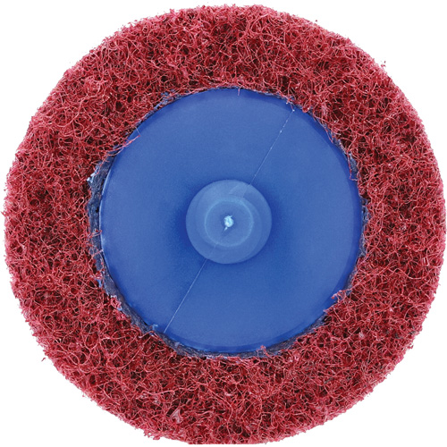 Disque de pr&eacute;paration de surface non tiss&eacute; &agrave; rechange rapide Bear-Tex Vortex, 2" dia., Grain Moyen, Oxyde d'aluminium Helyx Safety & Industrial Supplies