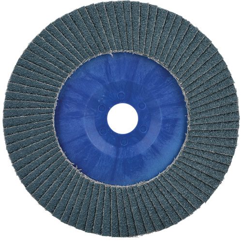 BlueFire Quick Trim Flap Disc, 7" x 7/8", Type 27, 40 Grit, Zirconia Alumina Helyx Safety & Industrial Supplies