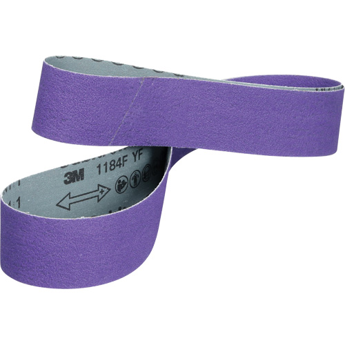 Cubitron 3 Cloth Belt 1184F, 2" W x 132" L, Ceramic, 80+ Grit Helyx Safety & Industrial Supplies
