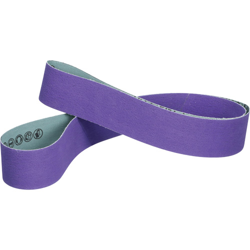 Cubitron 3 Cloth Belt 1184F, 2" x 132" L, Ceramic, 60+ Grit Helyx Safety & Industrial Supplies