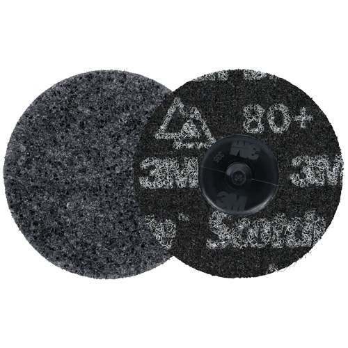 Scotch-Brite Roloc Precision Heavy Duty Surface Conditioning Disc, HD-DR, 3" Dia., 80+ Grit, Ceramic Helyx Safety & Industrial Supplies