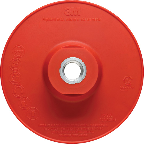 Ribbed Back-Up Pad, 4" Helyx Safety & Industrial Supplies
