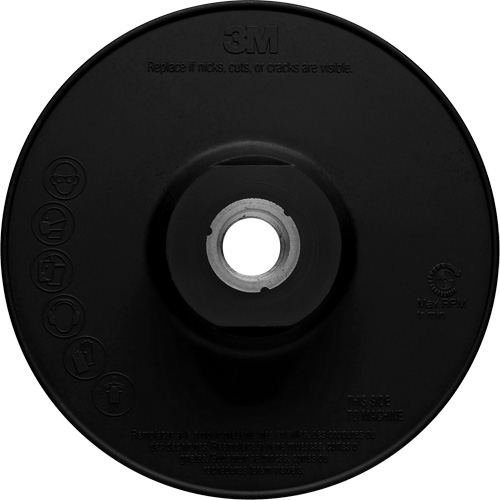 Ribbed Back-Up Pad, 4" Helyx Safety & Industrial Supplies