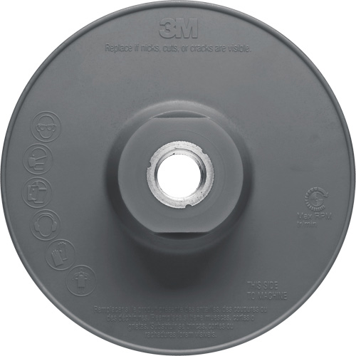 Ribbed Back-Up Pad, 4" Helyx Safety & Industrial Supplies