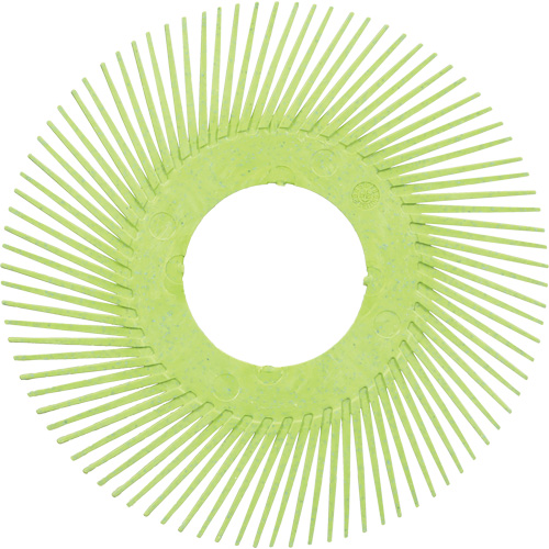 Scotch-Brite Type A Precision Radial Bristle Brush PN-RB without Adapter, Ceramic, 50+ Grit, 6" Dia. Helyx Safety & Industrial Supplies