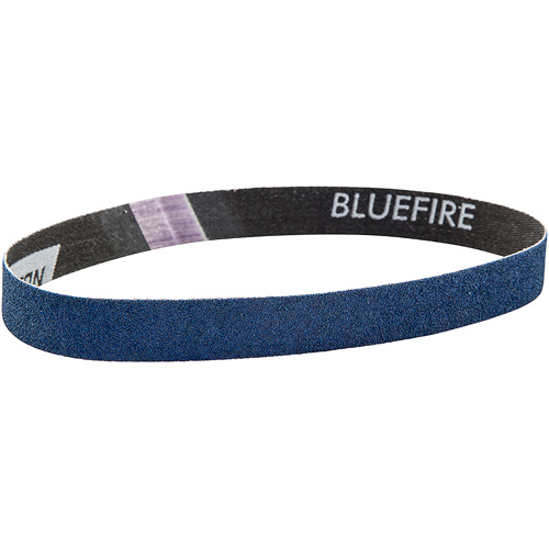 Courroie pour ponceuse BlueFire, 3/4" la x 20-1/2" lo, Alumine de zirconium, Grain 120 Helyx Safety & Industrial Supplies