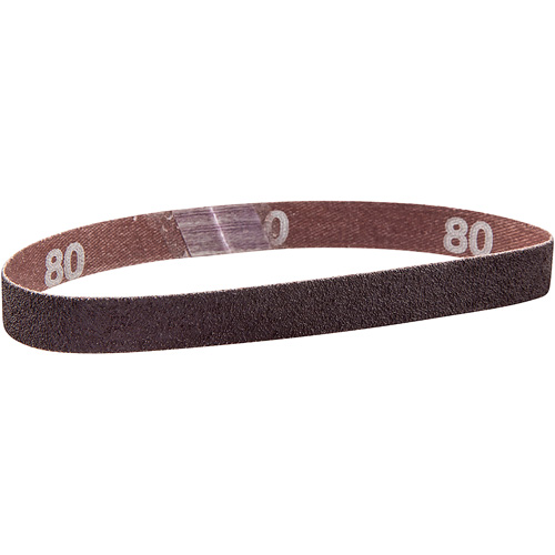 Metalite&reg; Cloth File Sanding Belt, 1/2" W x 12" L, Aluminum Oxide, 100 Grit Helyx Safety & Industrial Supplies