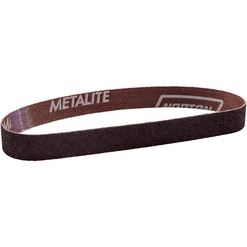 Metalite&reg; Cloth File Sanding Belt, 3/4" W x 20-1/2" L, Aluminum Oxide, 40 Grit Helyx Safety & Industrial Supplies
