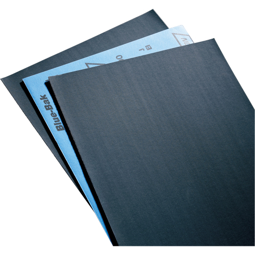 Sandpaper, Paper Sheets - Blue-Bak T414 Waterproof 9" X 11" Sheets, 9" x 11", 220 Grit, Silicon Carbide Helyx Safety & Industrial Supplies