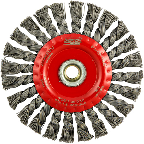 Roue compl&egrave;te de c&acirc;ble de torsion, Dia. 6", Fils 0,023", Arbre 5/8"-11, Acier Helyx Safety & Industrial Supplies