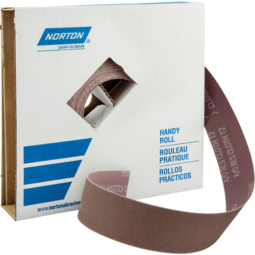 Rouleaux pour l'atelier Metalite K225, Oxyde d'aluminium, 1-1/2" la x 150' lo, Grain 40 Helyx Safety & Industrial Supplies