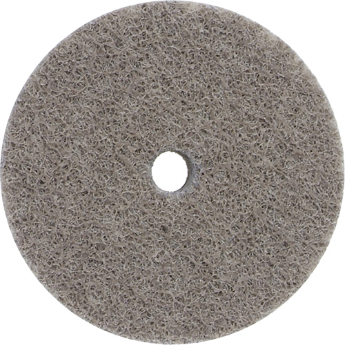 Disque unifi&eacute; non tiss&eacute; Bear-Tex, 3" x 1/4", Arbre de 3/8", Grain de Fin, Oxyde d'aluminium Helyx Safety & Industrial Supplies