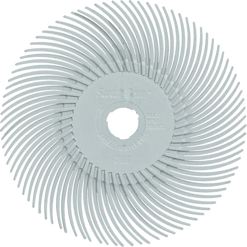 Scotch-Brite Type C Precision Radial Bristle Brush PN-RB, Ceramic, 120+ Grit, 3" Dia. Helyx Safety & Industrial Supplies