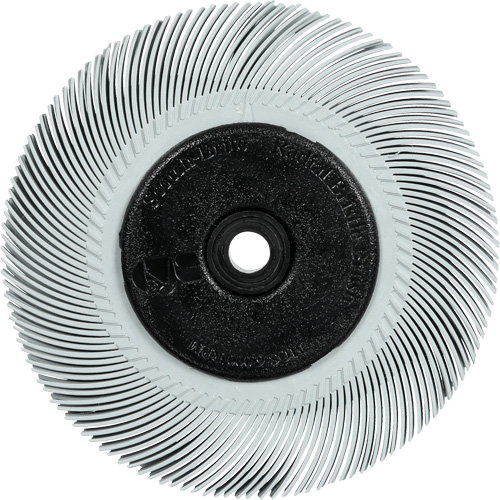 Scotch-Brite Type C Precision Radial Bristle Brush PN-RB with Keyway Core, Ceramic, 120+ Grit, 6" Dia. Helyx Safety & Industrial Supplies