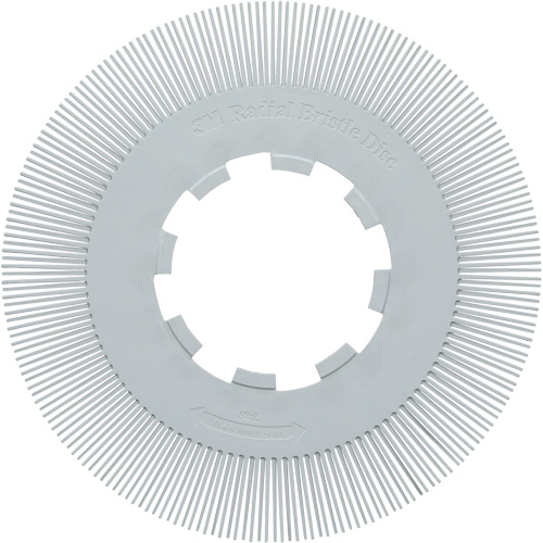 Scotch-Brite Type S Precision Radial Bristle Brush PN-RB without Adapter, Ceramic, 120+ Grit, 8" Dia. Helyx Safety & Industrial Supplies