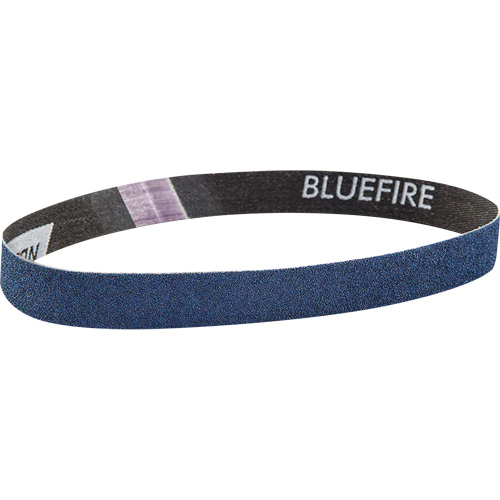 BlueFire Cloth File Belt, 3/4" W x 18" L, Zirconia Alumina, 120 Grit Helyx Safety & Industrial Supplies