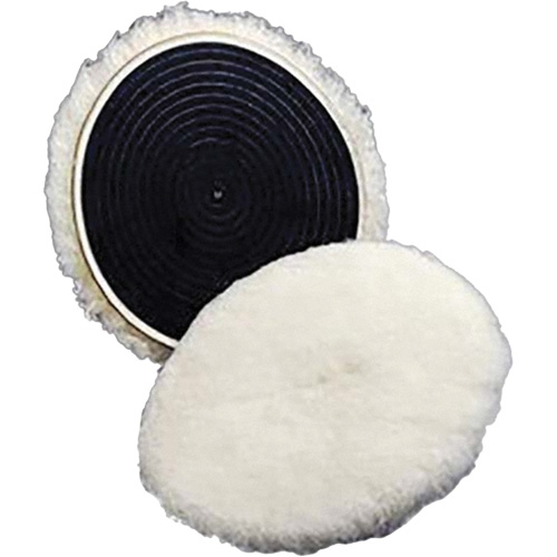 Finesse-it Natural Buffing Pad 82531, 7" Dia., Wool Helyx Safety & Industrial Supplies