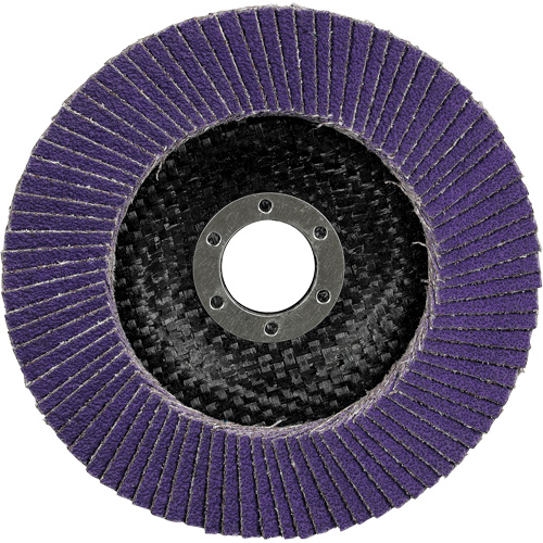 Disque &agrave; lamelles conique 1169F Cubitron 3, 7" x 7/8", Type T29, Grain 40+, C&eacute;ramique Helyx Safety & Industrial Supplies