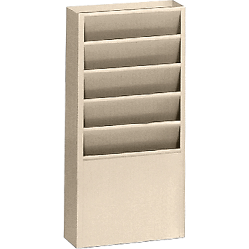 Pr&eacute;sentoirs, Stationnaire, 5 fentes, Acier, 9-3/4" la x 4-1/8" p x 21" h Helyx Safety & Industrial Supplies