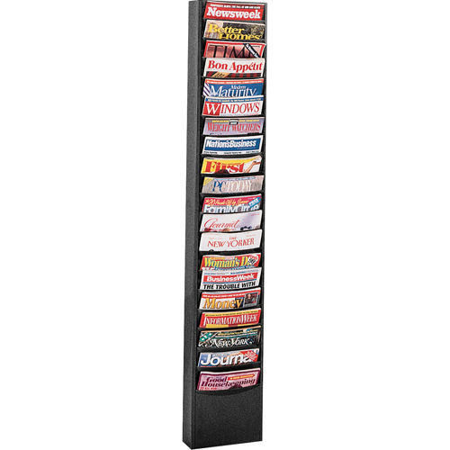 Pr&eacute;sentoirs, Stationnaire, 20 fentes, Acier, 13-1/8" la x 4-1/8" p x 58 1/2" h Helyx Safety & Industrial Supplies