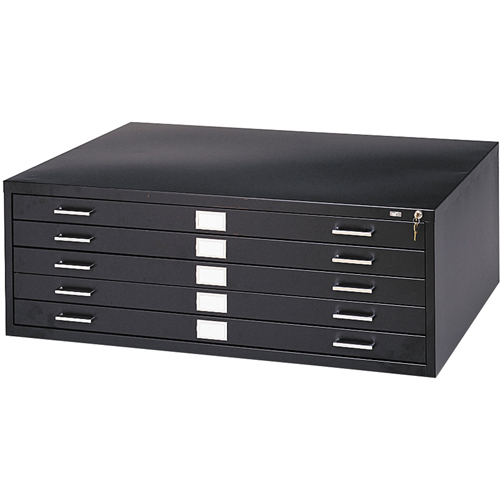 Steel Plan Files, 5 Drawers, 53-3/8" W x 41-3/8" D x 16-1/2" H Helyx Safety & Industrial Supplies