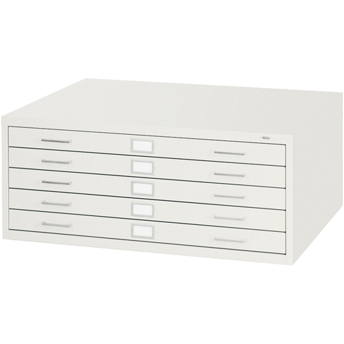 Steel Plan Files-5 Drawer, 5 Drawers, 40-3/8" W x 29-3/8" D x 16-1/2" H Helyx Safety & Industrial Supplies
